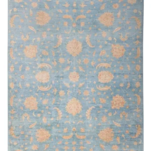 Tapete Ziegler - Moderno - 309 x 252 cm - azul claro
