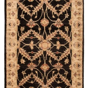 Tapete Ziegler - 90 x 60 cm - preto