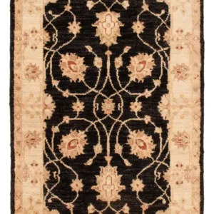 Tapete Ziegler - 90 x 60 cm - preto