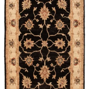 Tapete Ziegler - 90 x 60 cm - preto