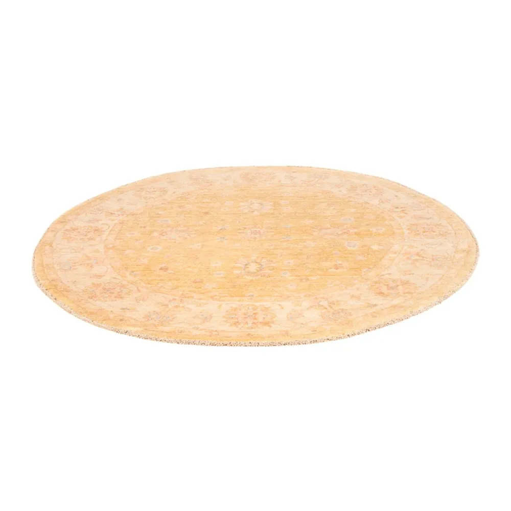 Tapete Ziegler ronda - 150 x 146 cm - bege claro