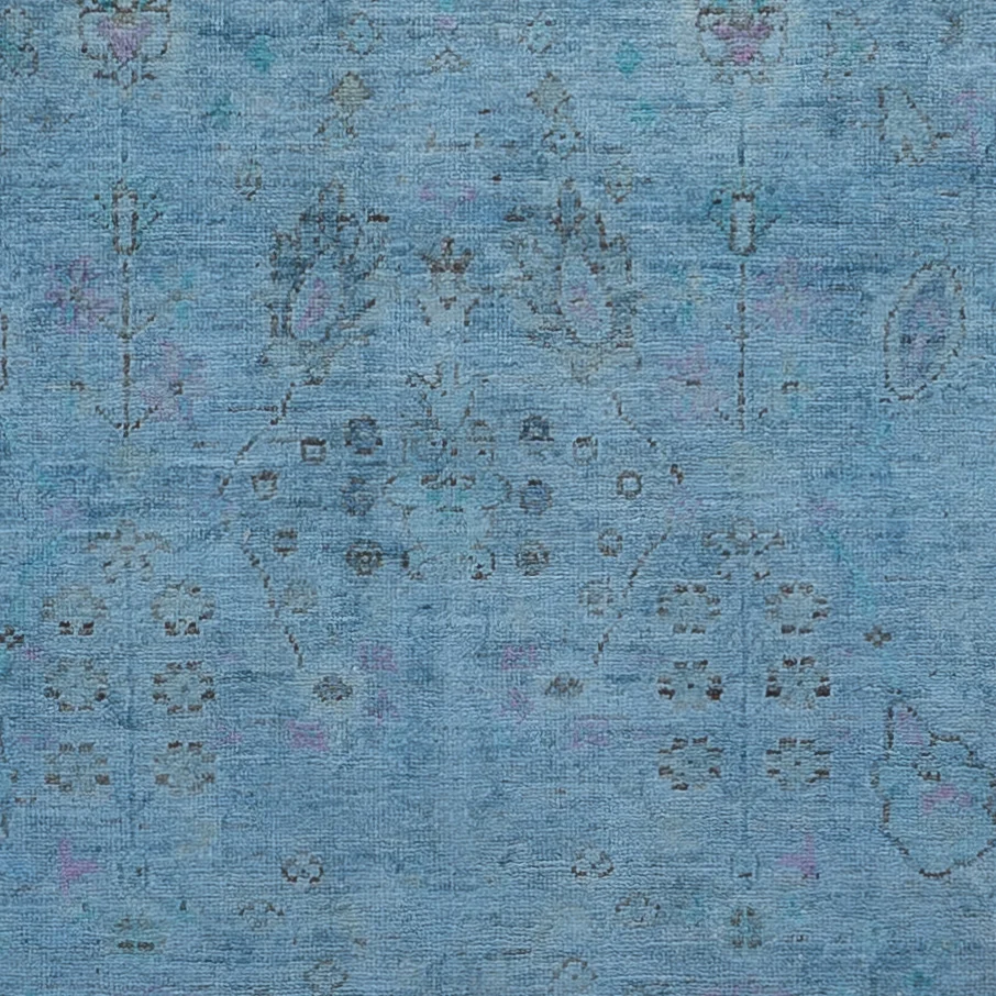 Tapete Ziegler - Shal - 189 x 124 cm - azul claro