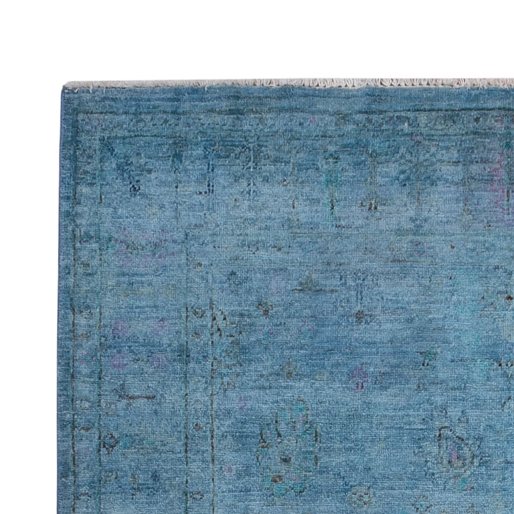 Tapete Ziegler - Shal - 189 x 124 cm - azul claro