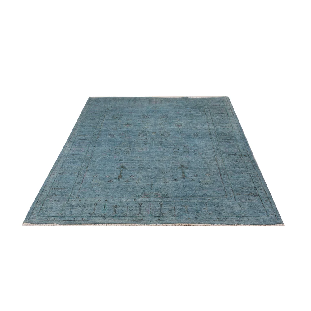Tapete Ziegler - Shal - 189 x 124 cm - azul claro