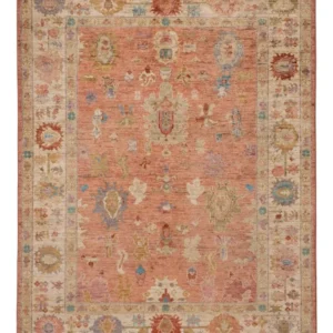 Tapete Ziegler - Usak - 194 x 152 cm - laranja