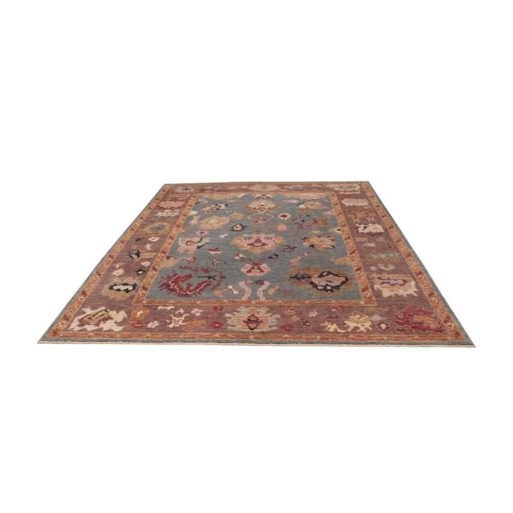 Tapete Ziegler - Usak - 289 x 202 cm - azul claro