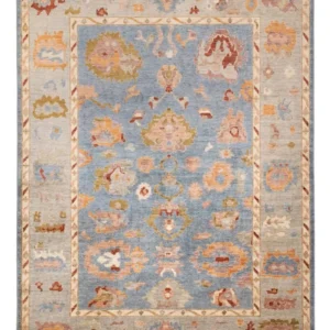 Tapete Ziegler - Usak - 332 x 242 cm - azul