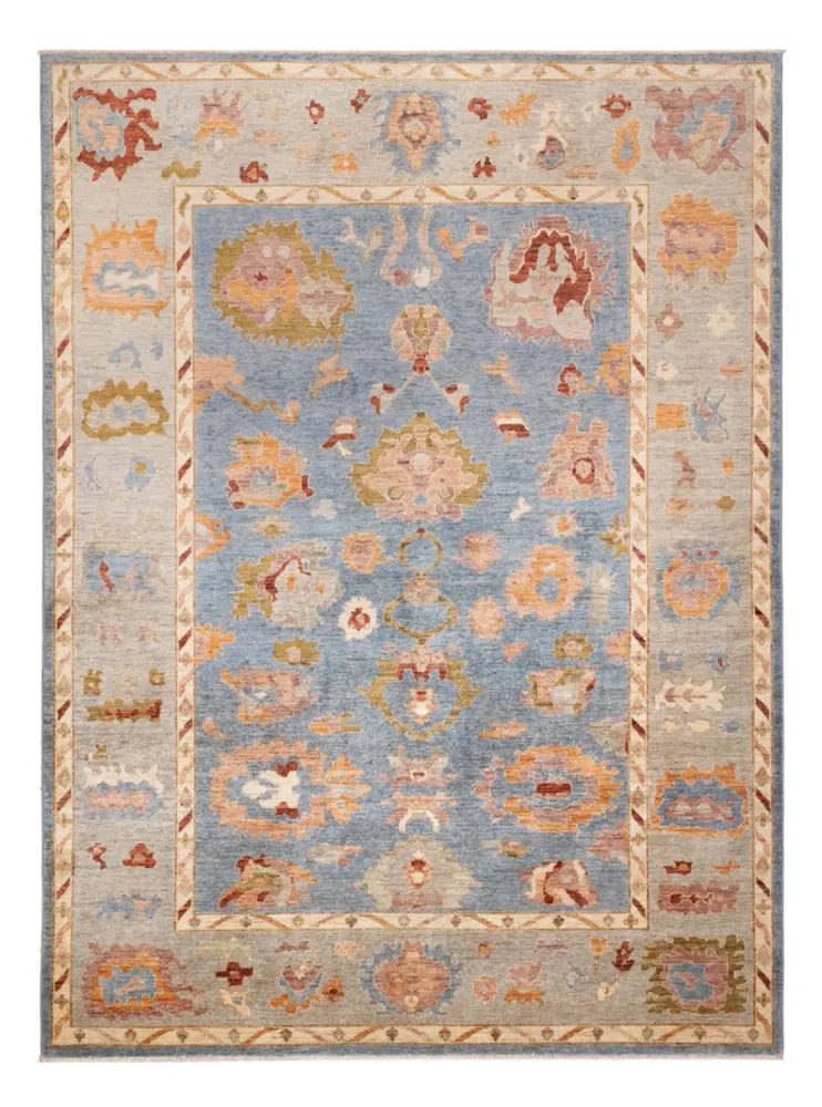 Tapete Ziegler - Usak - 332 x 242 cm - azul