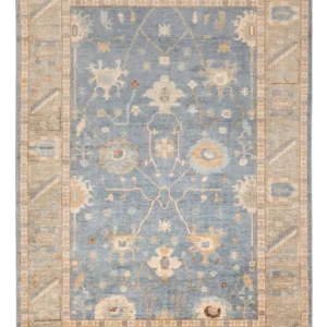 Tapete Ziegler - Usak - 347 x 241 cm - turquesa