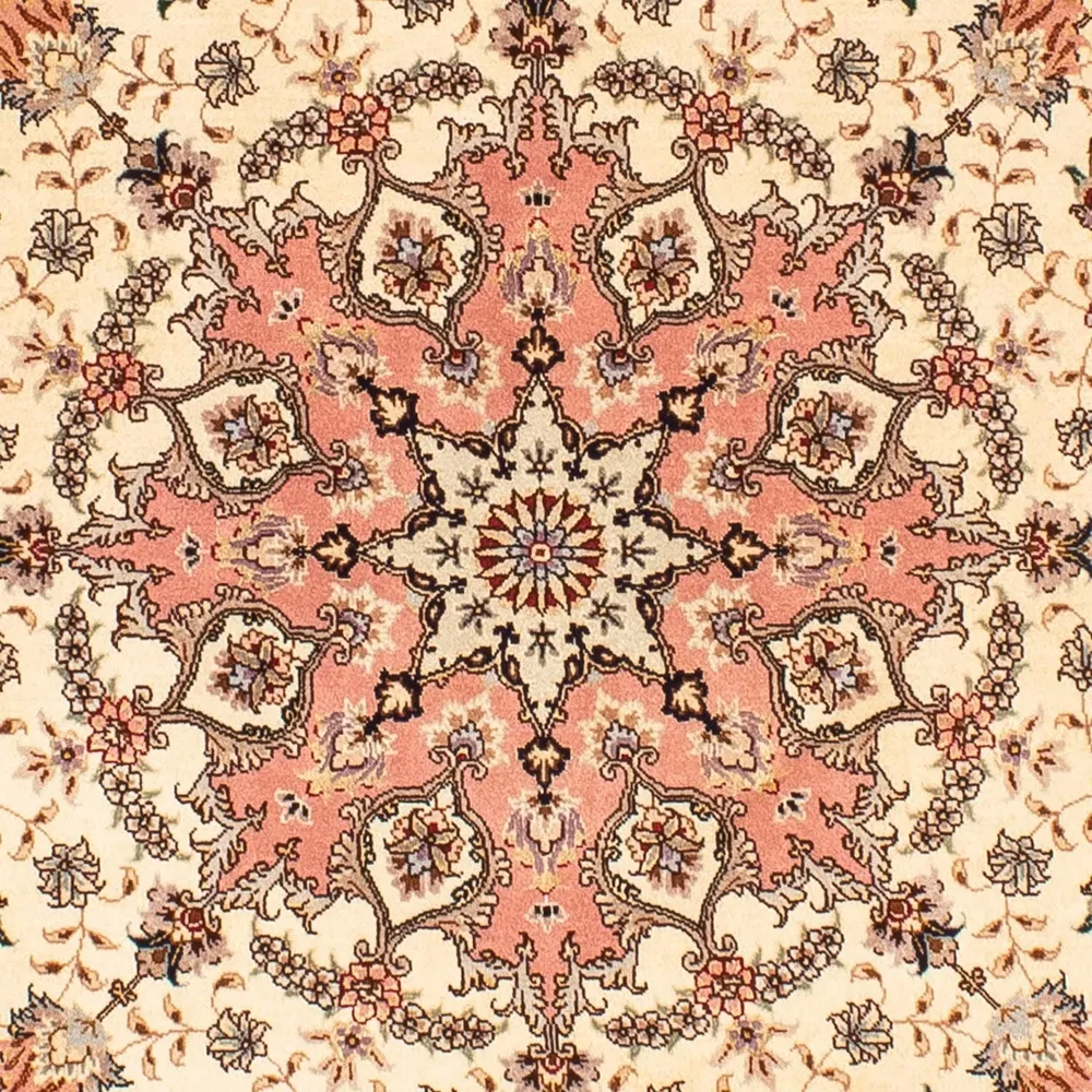 Täbriz - 50 Raj Teppich 150x150cm - Perserteppich