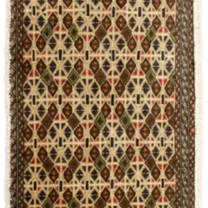 Turkaman Teppich 100 x 50 cm - beige