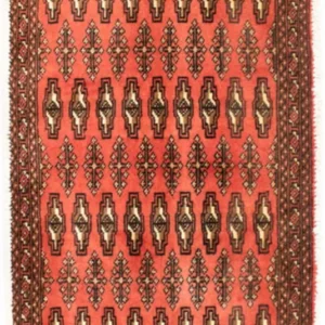Turkaman Teppich 100 x 50 cm - rost