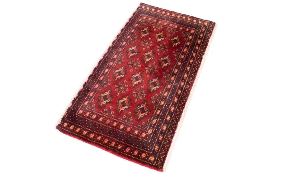 Turkaman Teppich 100x50cm - Orientteppich