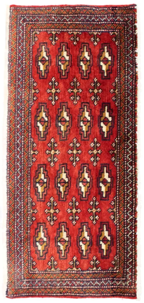 Turkaman Teppich 100x50cm - Orientteppich