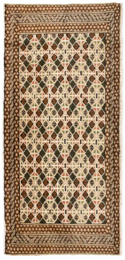 Turkaman Teppich 130x60cm - Orientteppich