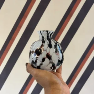 Vaso Branco c/ Marrom