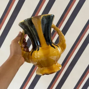 Vaso em Cerâmica Amarelo