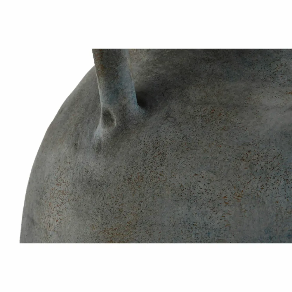 Vaso Home ESPRIT Azul Cinzento Terracota Oriental 33 x 33 x 69 cm