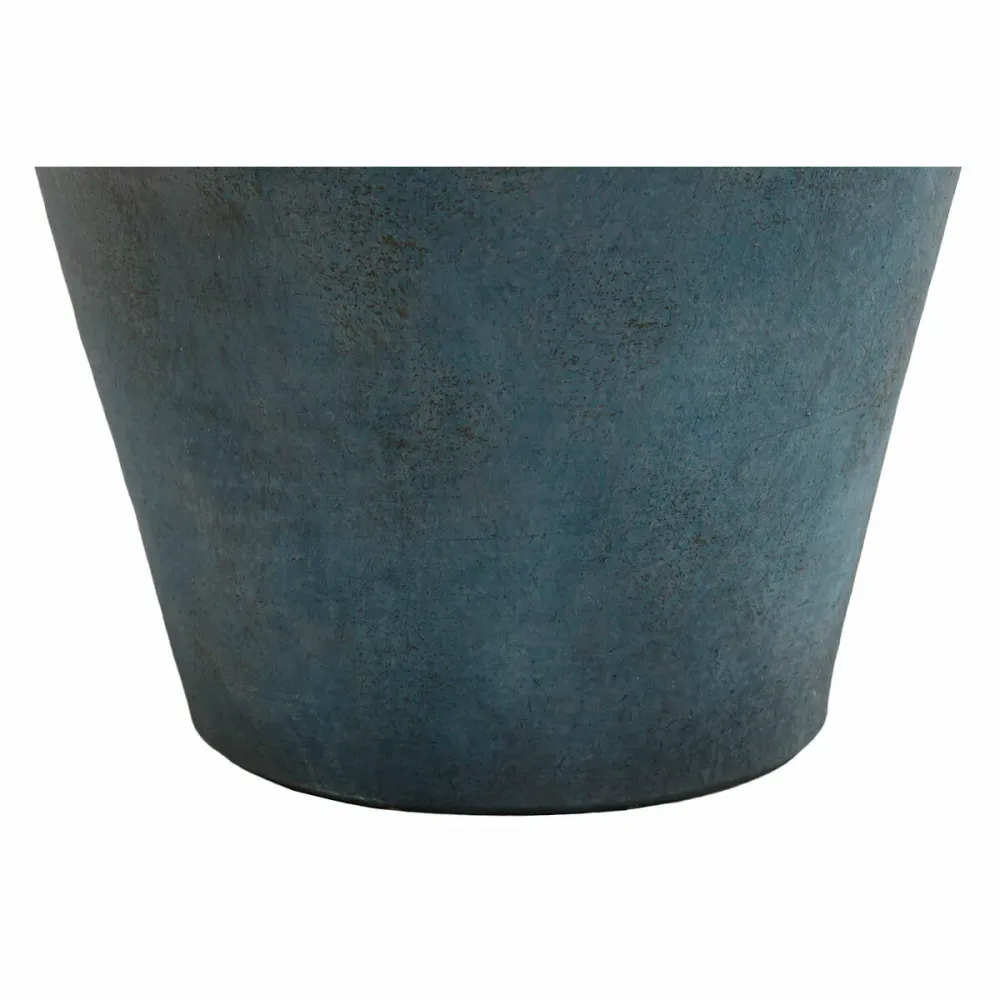 Vaso Home ESPRIT Azul Cinzento Terracota Oriental 33 x 33 x 69 cm
