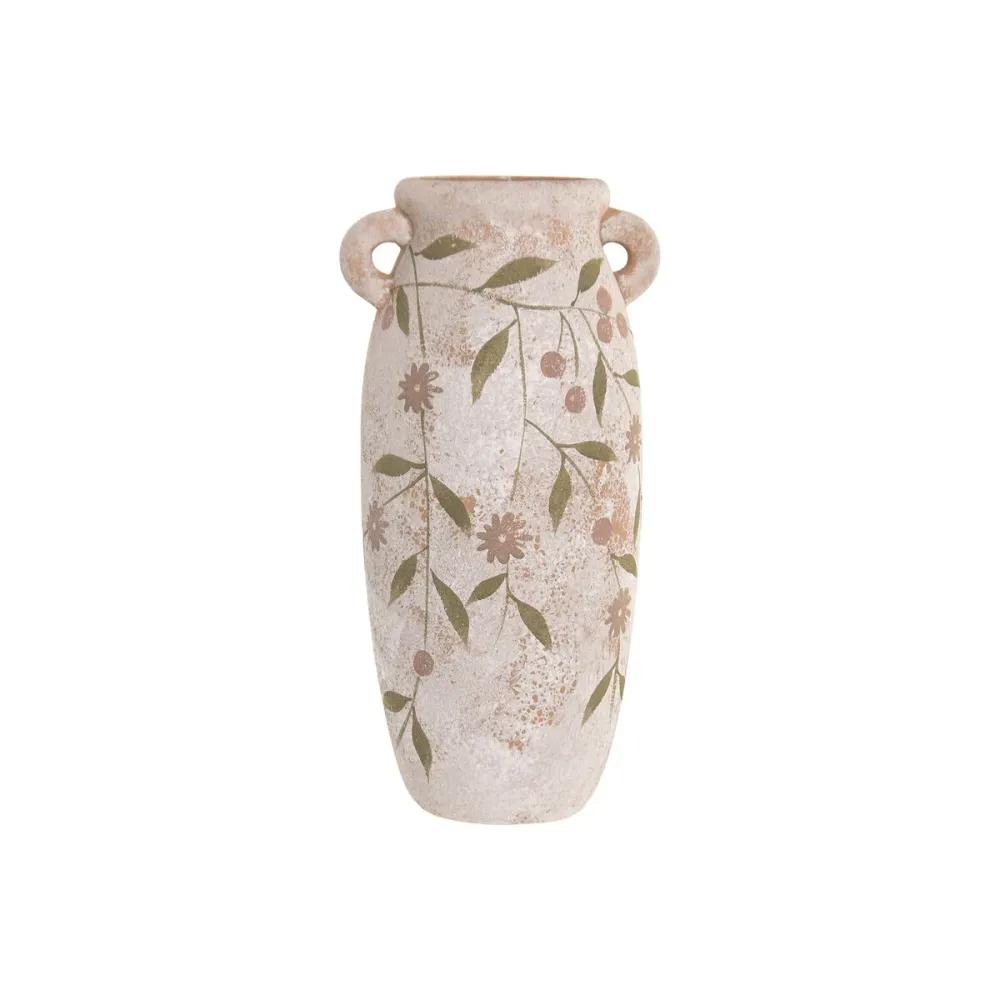 Vaso Home ESPRIT Castanho Cerâmica Shabby Chic