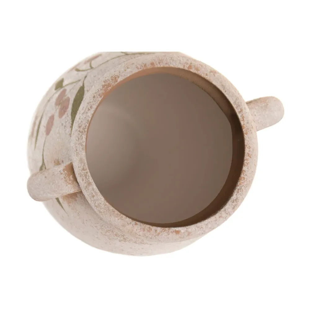 Vaso Home ESPRIT Castanho Cerâmica Shabby Chic