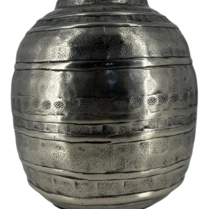 Vaso em Metal Bojudo
