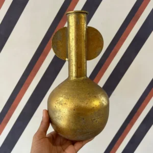 Vaso Metal Dourado II