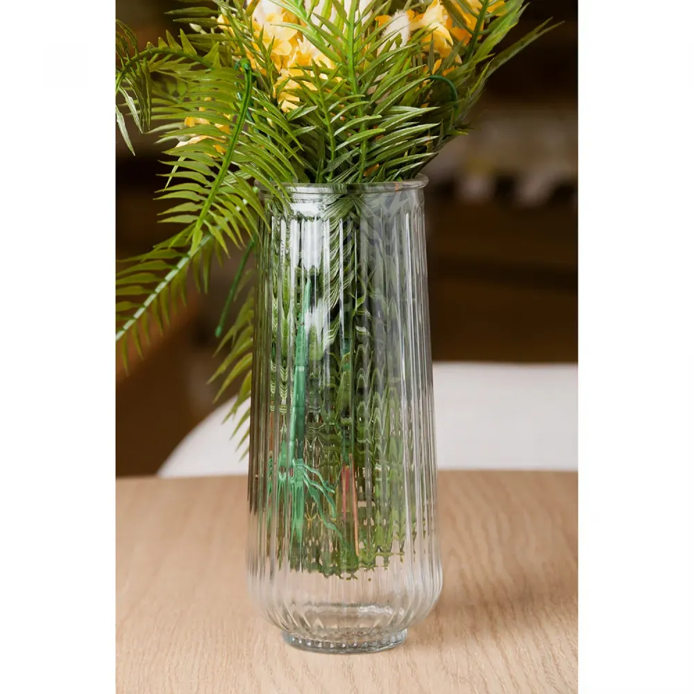 Vaso Reflexos em Vidro 20cm