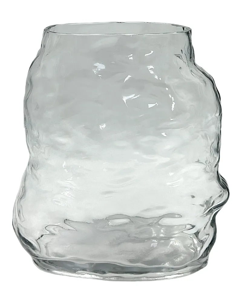 Vaso Vidro Amassado P