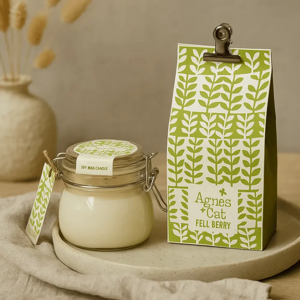 Vela em Cera de Soja em Frasco Kilner, Fell Berry