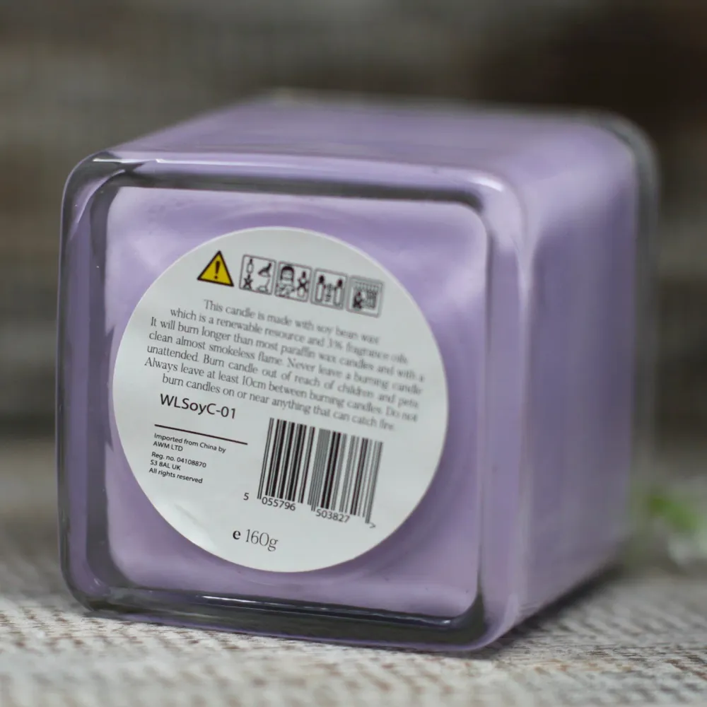 Vela Perfumada de Cera de Soja – Pó de Bebé