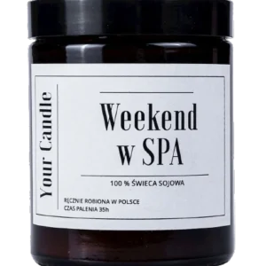 Vela de soja fim de semana no spa 180 ml - SUA VELA