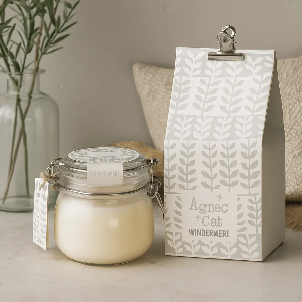 Vela de Soja Frasco Kilner 400ml Windermere
