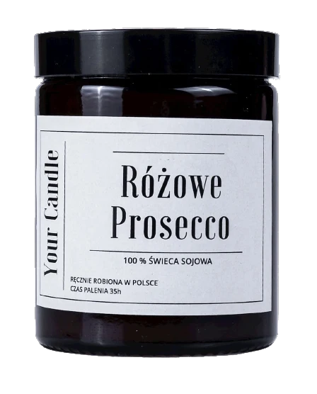 Vela de soja prosecco rosa 180 ml - SUA VELA
