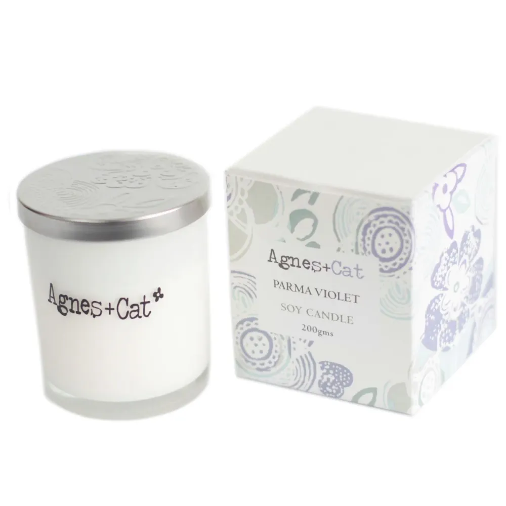 Vela Votiva, Cera de Soja Perfumada com Violeta de Parma