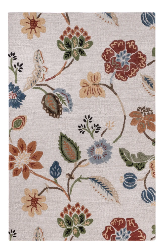 Wollteppich - 185 x 120 cm - mehrfarbig