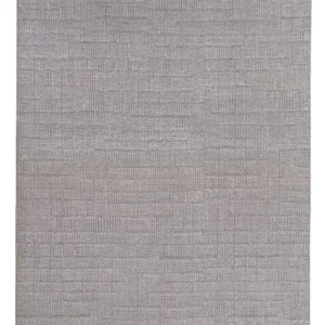 Wollteppich - 295 x 236 cm - hellgrau