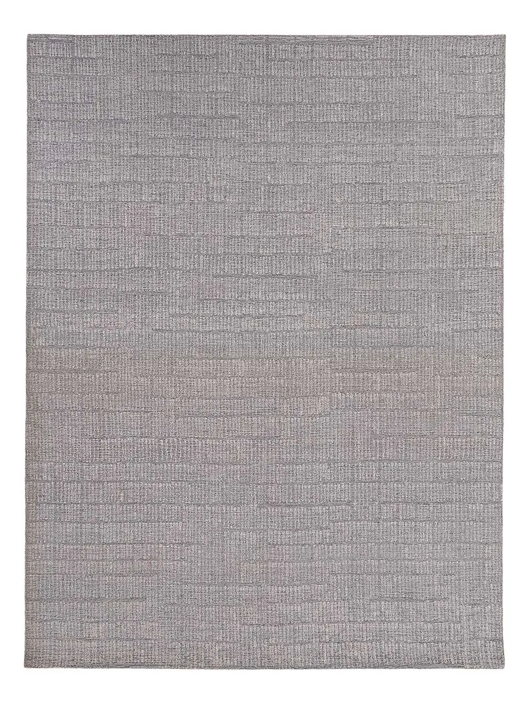 Wollteppich - 295 x 236 cm - hellgrau