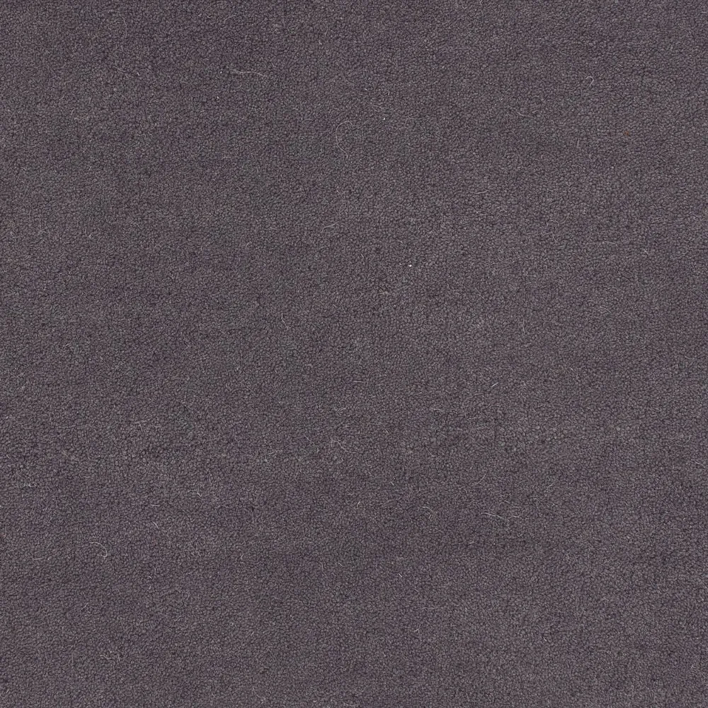 Wollteppich sonderform - 90 x 60 cm - grau