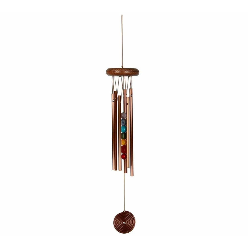 Sino de Vento 7 Chakras - Bronze - 44CM Woodstock