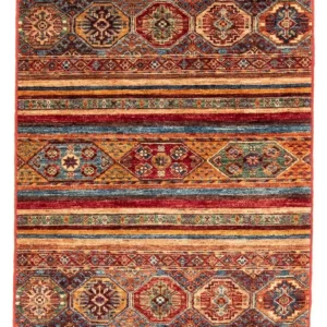 Ziegler Teppich 115 x 83 cm - mehrfarbig