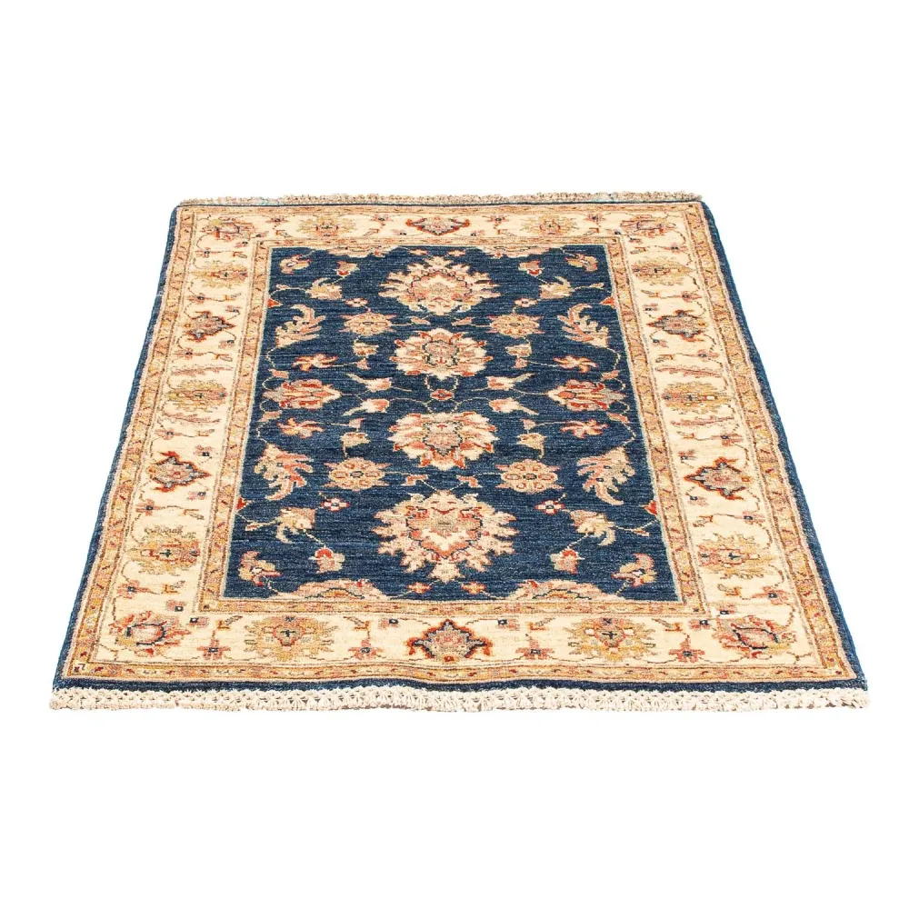 Ziegler Teppich 122 x 83 cm - dunkelblau