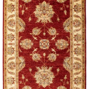 Ziegler Teppich 144 x 99 cm - dunkelrot