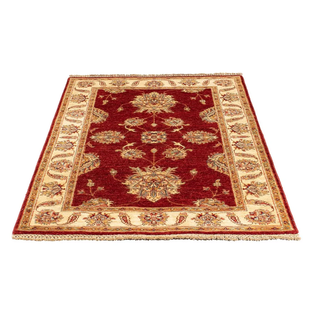 Ziegler Teppich 144 x 99 cm - dunkelrot