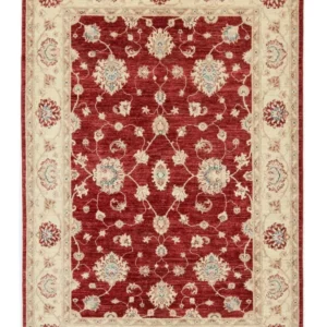 Ziegler Teppich 198 x 147 cm - dunkelrot