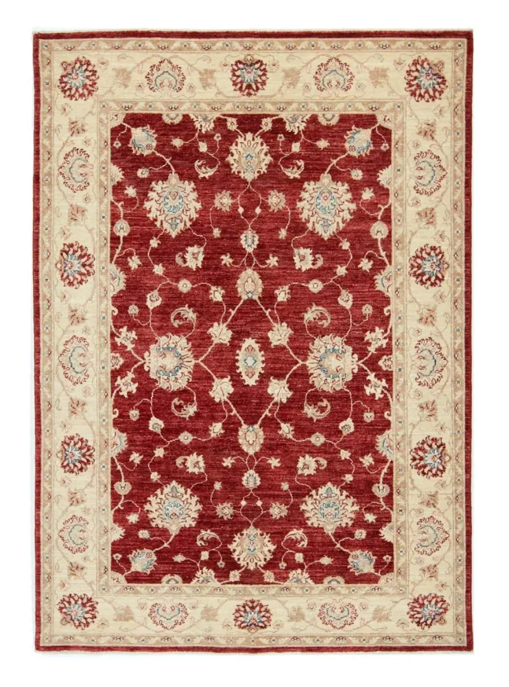 Ziegler Teppich 198 x 147 cm - dunkelrot