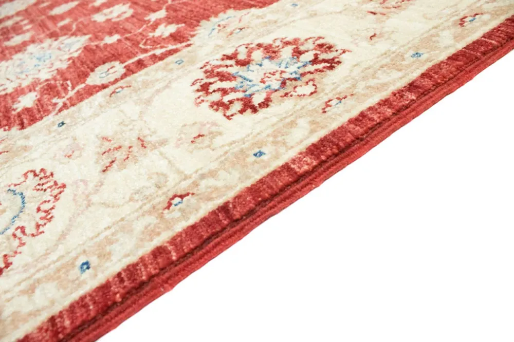 Ziegler Teppich 198 x 147 cm - dunkelrot