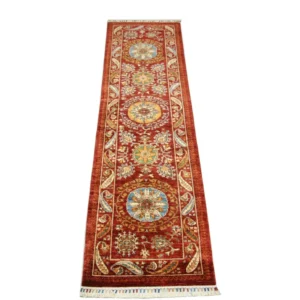 Ziegler Teppich 306 x 79 cm - rot