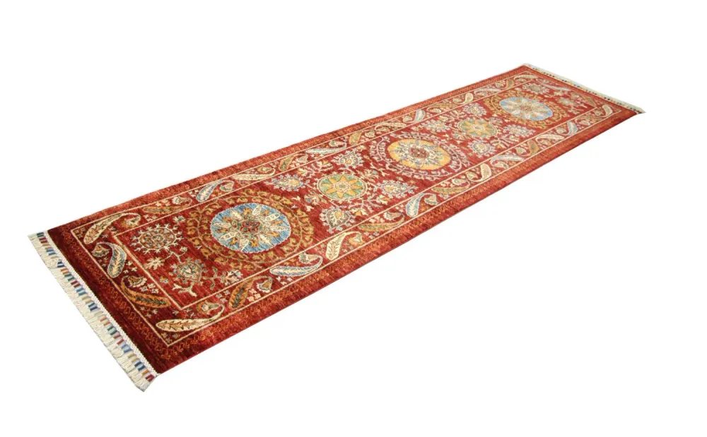 Ziegler Teppich 306 x 79 cm - rot