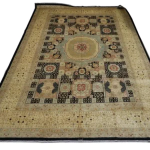 Ziegler Teppich 424 x 313 cm - dunkelblau